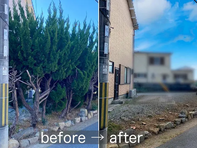 【必ず私が伺います！】お庭・空き家・空き地対応可能◎立ち会い不要です！サービスの画像