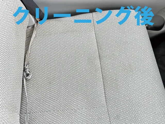 掃除機とリンサーを使用した車内清掃で快適車内空間にサービスの画像