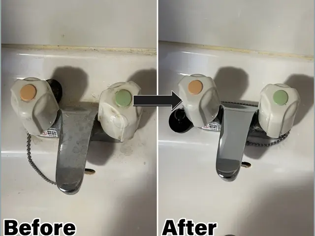 なかなか落ちない水垢や黒ずみもお任せ下さい！サービスの画像