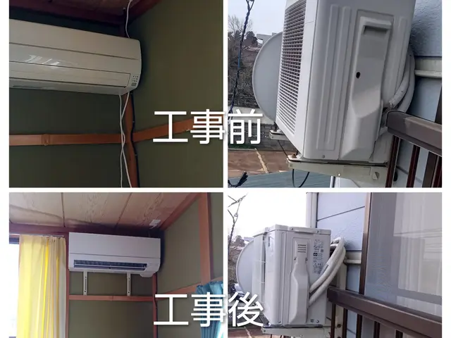 ネット購入エアコン取り付け迷ったら当店の出番です！合わせて専用配線工事もOkサービスの画像