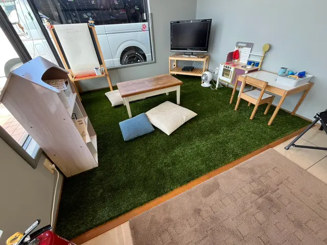 ★人工芝シーズン到来★早い物勝ち！６月中施工可能です♪人工芝サンプルプレゼントサービスの画像