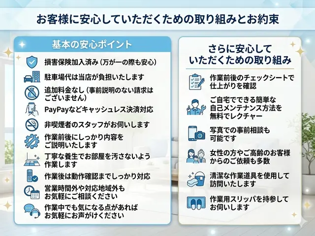 駐車場代当店負担！PayPay可◎損害保険加入｜最短当日対応｜24時間返信サービスの画像