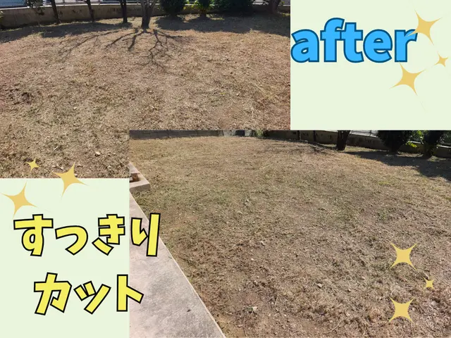 無理しない庭管理！体力的につらくなった方のために草刈り致します！空き家もお任せ！サービスの画像
