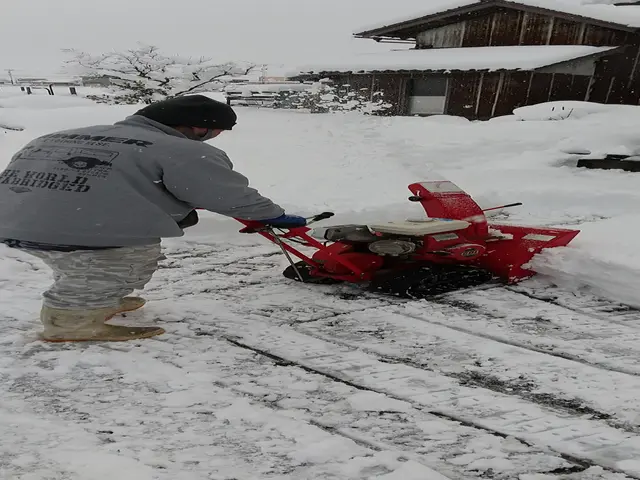 経験豊富な当店が万全の除雪をサービスの画像