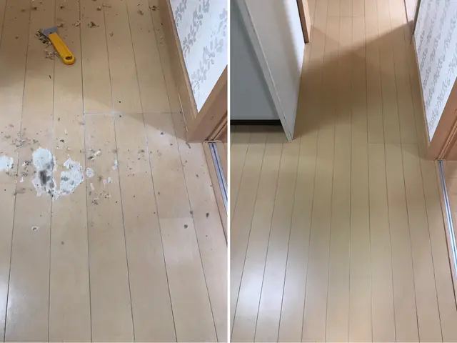 フローリング、建具、サッシなどの傷直しますサービスの画像