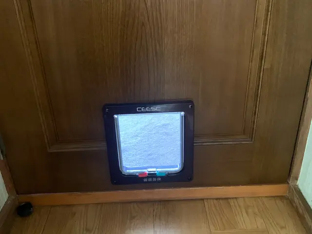 ペットドアお取り付け致します。壁用ペットドアもご相談ください。サービスの画像