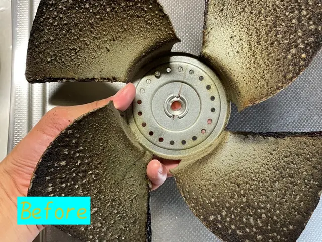 ＼ぜひ当店にお任せを！／【食品工業用洗剤使用】プロペラ式タイプ分解洗浄サービスの画像