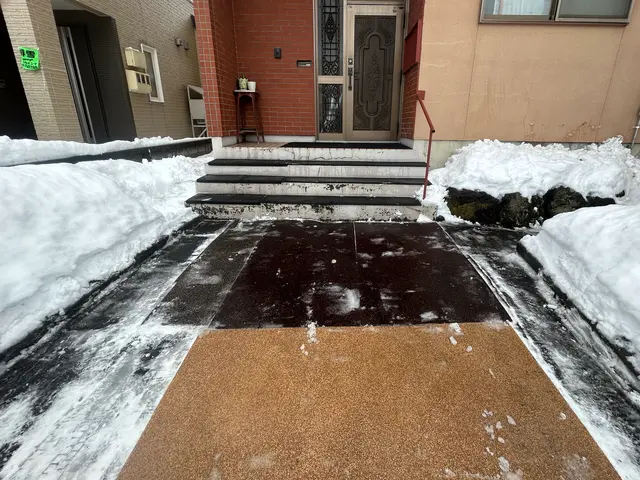 【急な雪に即対応！】 玄関前・駐車場雪かきを30分からお手軽にサービスの画像