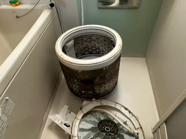 大手企業の実績安心信頼洗濯機クリーニング弊社にお任せサービスの画像