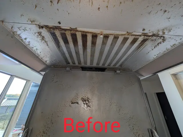 年末に向けてレンジフードの掃除がオススメ！1年間の油汚れをスッキリしませんか☆サービスの画像