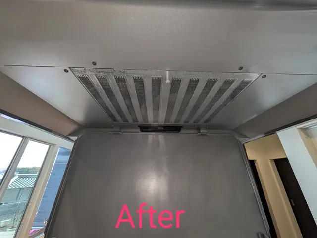 年末に向けてレンジフードの掃除がオススメ！1年間の油汚れをスッキリしませんか☆サービスの画像