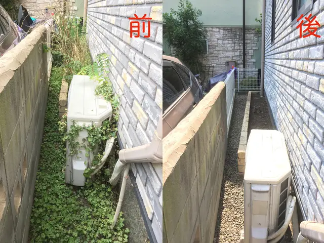 草むしり　除草剤無料です！！サービスの画像