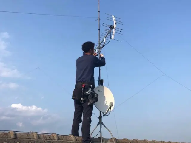 アンテナ方向調整・部品交換・断線修理・移設なんでも対応可能！保険対応もOK！サービスの画像