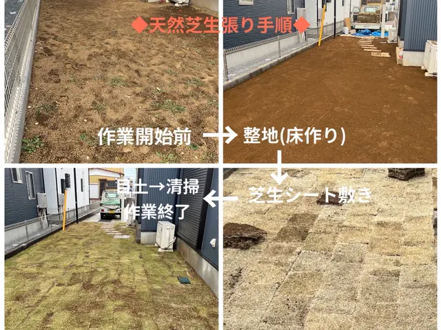 【芝張りに適した時期到来】◎TM9追加費用対応可能◎◉5月15日まで承ります◉サービスの画像