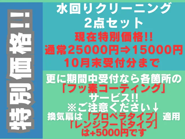 【自然由来の洗剤】★特別価格★25000円⇒15000円♫損害保険☆大手経験◉サービスの画像