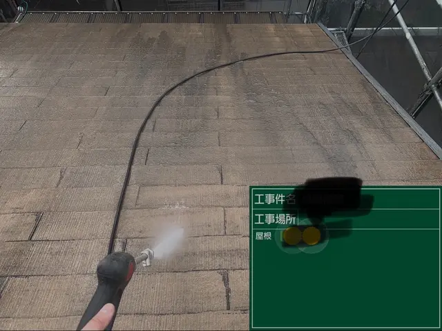 外壁高圧洗浄機サービスの画像