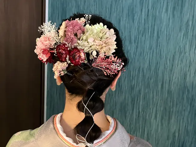 【ヘアアレンジ付き】高い技術を心を込めて　あなたの特別な日を彩る着付けのプロ
