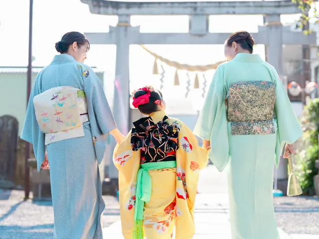 三姉妹パパが寄り添う安心の七五三撮影