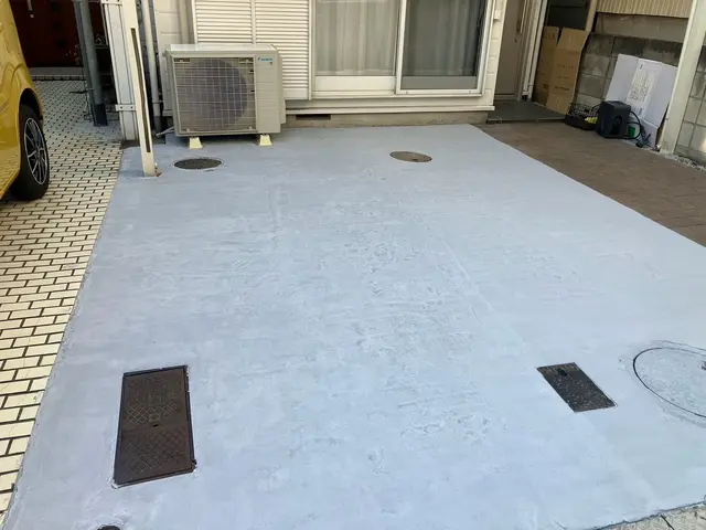 土間コンクリート　塗装　塗るコンクリートサービスの画像