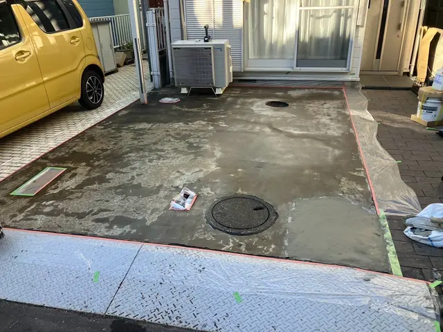 土間コンクリート　塗装　塗るコンクリートサービスの画像