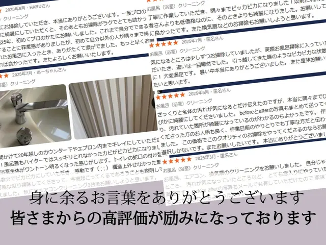 清潔感と心地よさを叶えるクリーニング（オプションはお客様へのお願いをチェック）サービスの画像