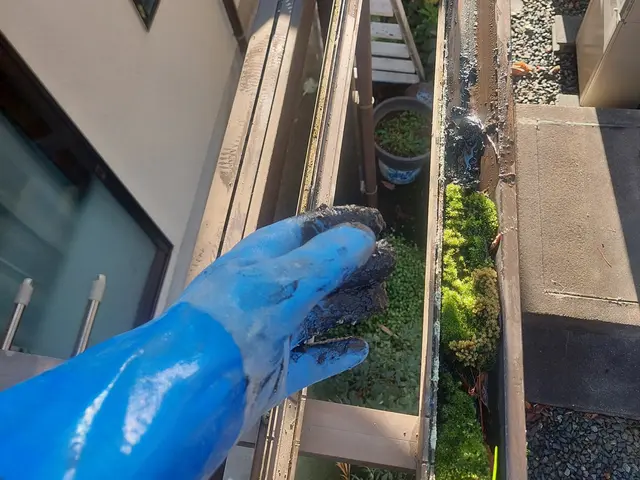 雨樋の修繕修理、ゴミつまり掃除！サービスの画像