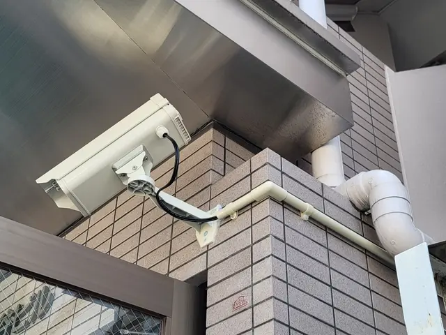 電気通信工事施工管理技士がご訪問。ご自宅、地域の防犯！防犯カメラ設置承ります！サービスの画像