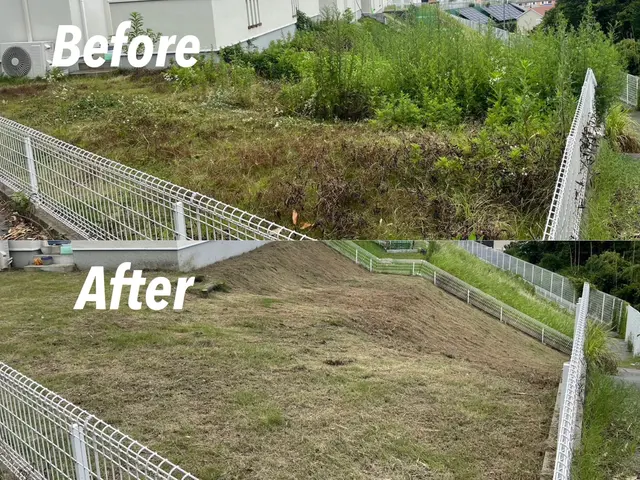 作業外注一切なし！経験豊富な職人が施工！お庭でお困りのことはお任せください！サービスの画像