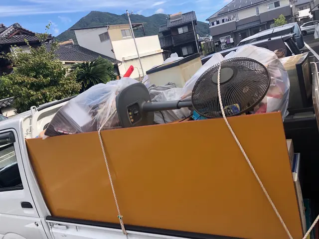 少量から大量まで、広島での不用品回収は当店へお気軽にお問い合わせください！サービスの画像