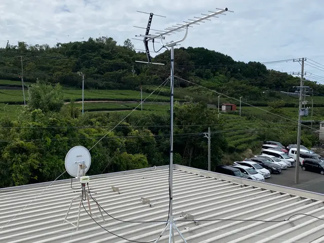 アンテナの入れ替え、取付のみ、撤去のみ、御依頼、御相談お待ちしておりますサービスの画像