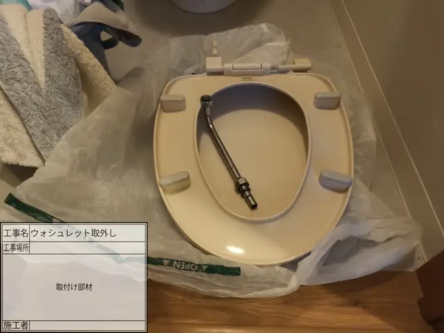 温水洗浄便座取り外しのみサービスの画像