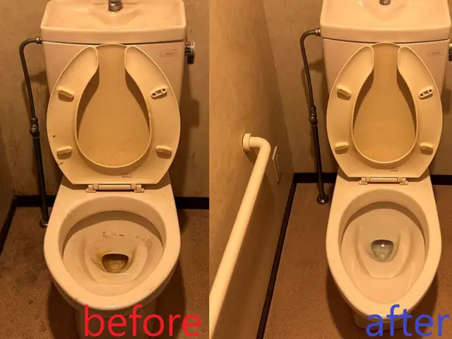 ウォッシュレットやタンク内部まで、さぼったリングができにくいトイレにしますサービスの画像