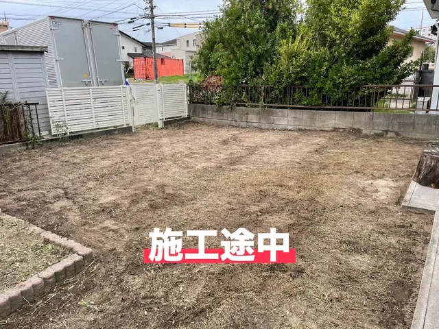 長持ち防草シート施工サービスの画像