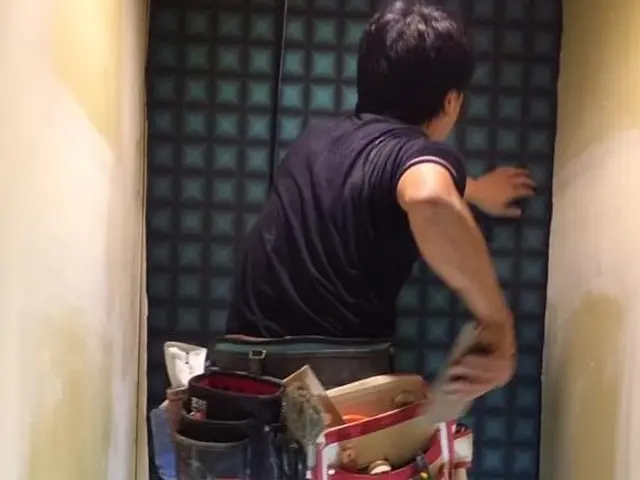 アクセントクロス貼りをご提案いたします。サービスの画像