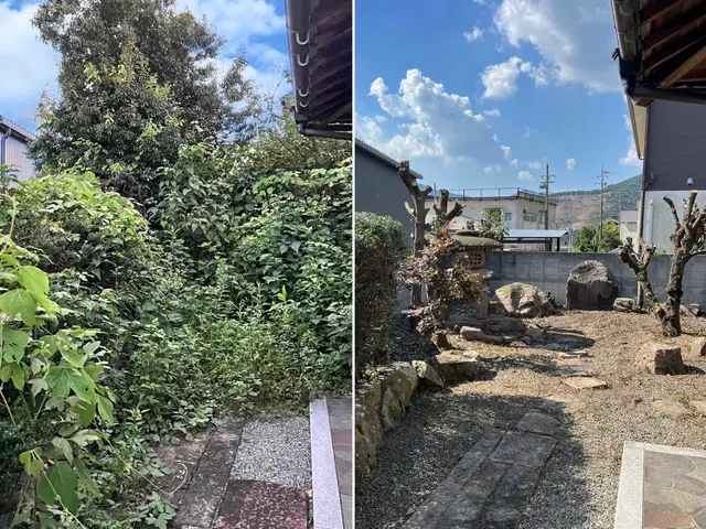 【必ず私が伺います！】お庭・空き家・空き地対応可能◎お見積もりだけでも歓迎！サービスの画像