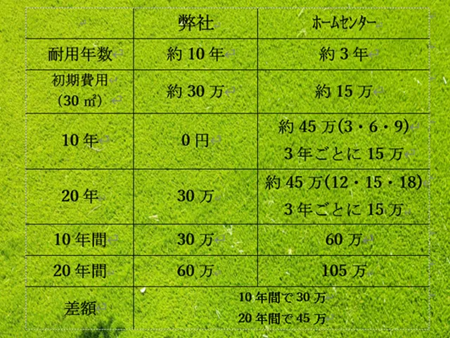 【年中無休】耐用年数約10年！他とは違う人工芝！！サービスの画像