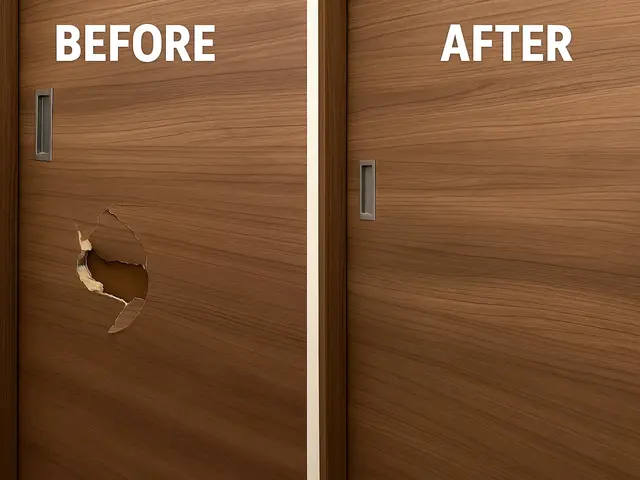 ◆賃貸現状復帰にも対応◆保険対応◆ドア穴補修◆部分補修◆綺麗に仕上げますサービスの画像