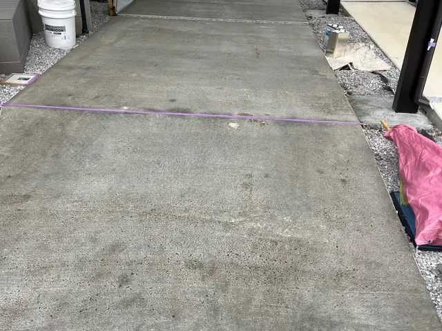 駐車場の塗装を致します(^^)サービスの画像