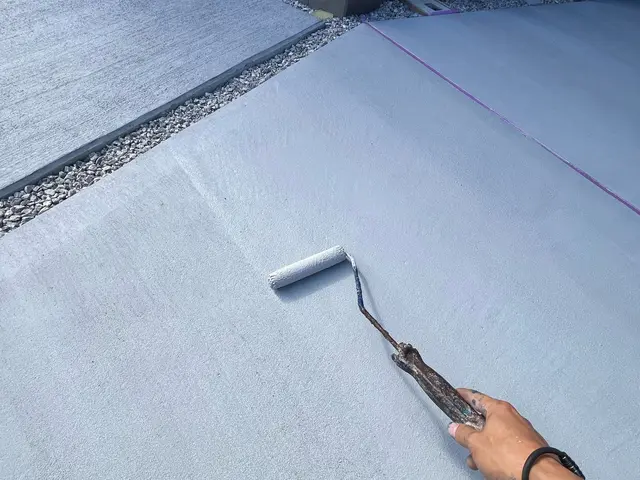 駐車場の塗装を致します(^^)サービスの画像