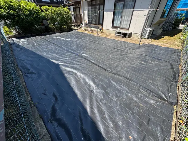 造園会社で6年経験◎これからの雑草対策に防草シート張ります●1平米から承ります！サービスの画像