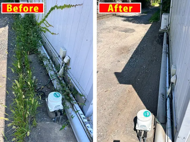 「心をこめて、一本一本。」 手作業だからこそできる、丁寧な草むしり。サービスの画像