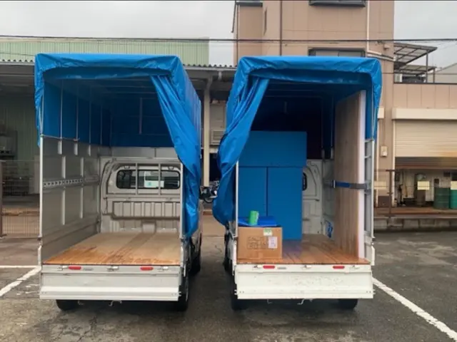格安引っ越し！軽トラ幌車です！朝便昼便夕方便から選べます！サービスの画像