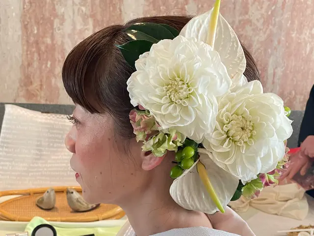 長年の婚礼お支度の経験を生かし、ヘアメイクの技術をご提供いたしたます｡