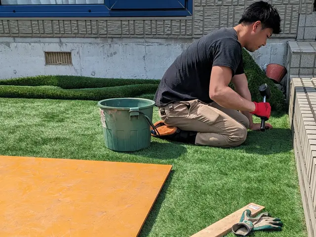 生芝で綺麗な芝生のお庭にしませんか？サービスの画像