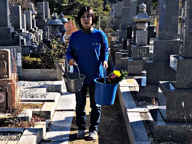 ＜神戸市発＞お花屋さんのお墓参り代行です。お花のご要望もお伺い致します。サービスの画像