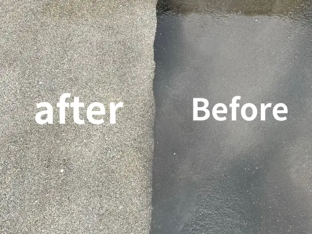 洗剤メーカーと共同開発した独自の洗浄液で駐車場を隅々まで綺麗にします☆サービスの画像