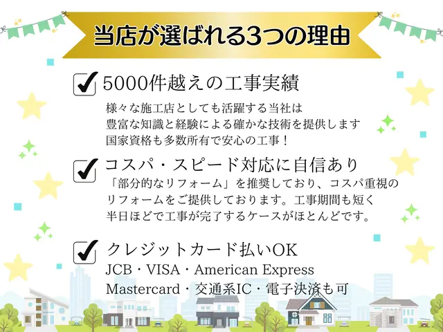 【施工件数5000件】TOTO•LIXILメーカー施工店／大手量販店でも活躍中サービスの画像