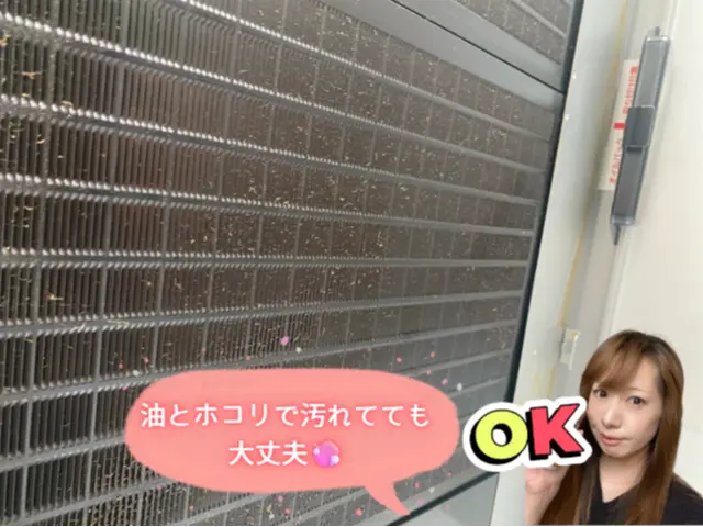 女性スタッフがお伺いいたします^^ギトギト油汚れもお任せください♪サービスの画像