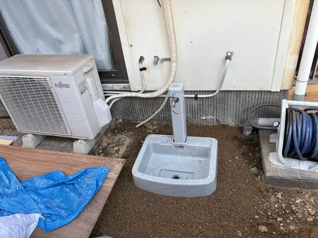 国家資格保有】腰の負担や手汚れとはサヨナラ！散水栓を「おしゃれで便利な立水栓」へサービスの画像