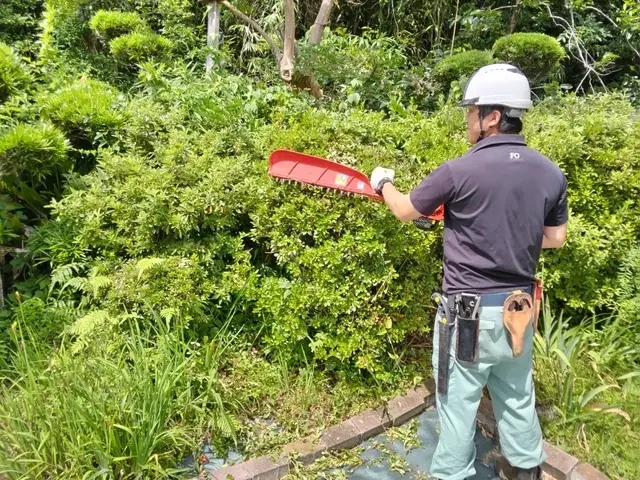 造園業業界歴10年以上・実績1000件以上の庭木剪定専門店です！サービスの画像